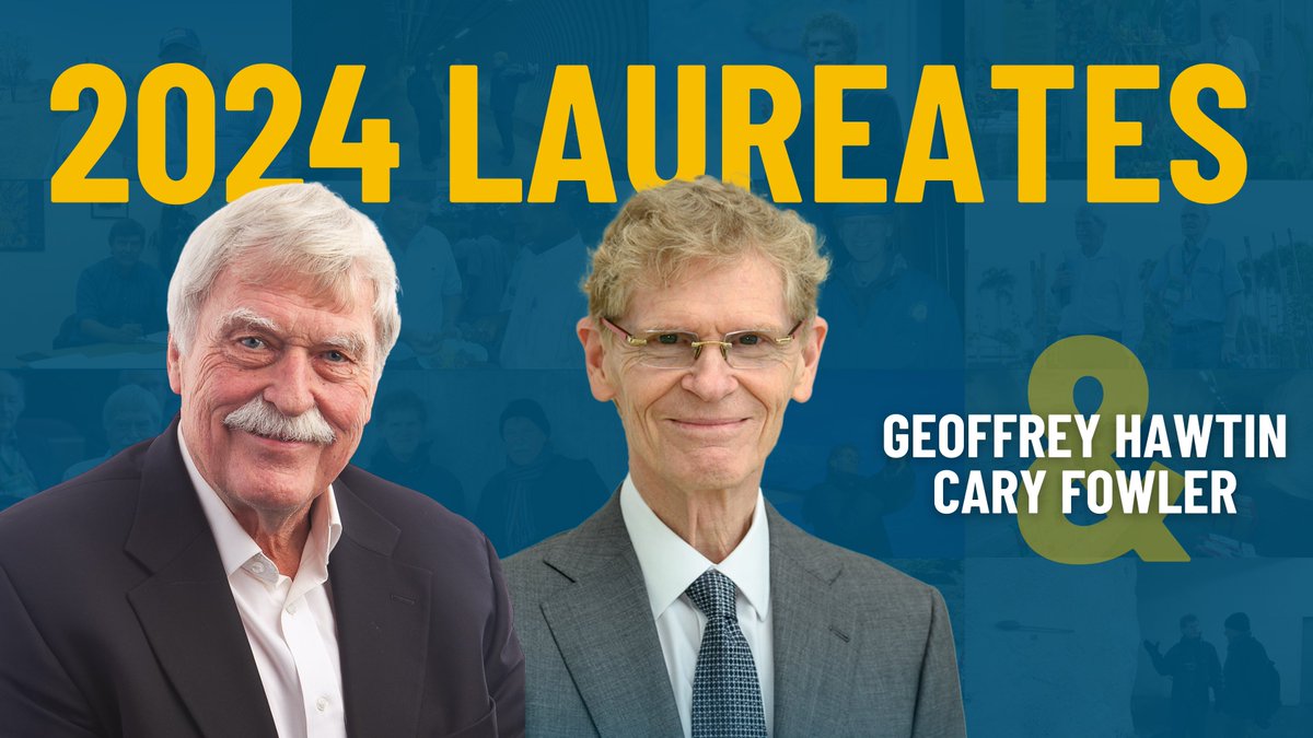 (1/2) Drs. Cary Fowler & Geoffrey Hawtin are the fathers of the Svalbard Global Seed Vault, which holds 1.25 million seed samples of more than 6,000 plant species. Congratulations on being named this year's @WorldFoodPrize laureates! #FoodPrize24 worldfoodprize.org/index.cfm/8742…