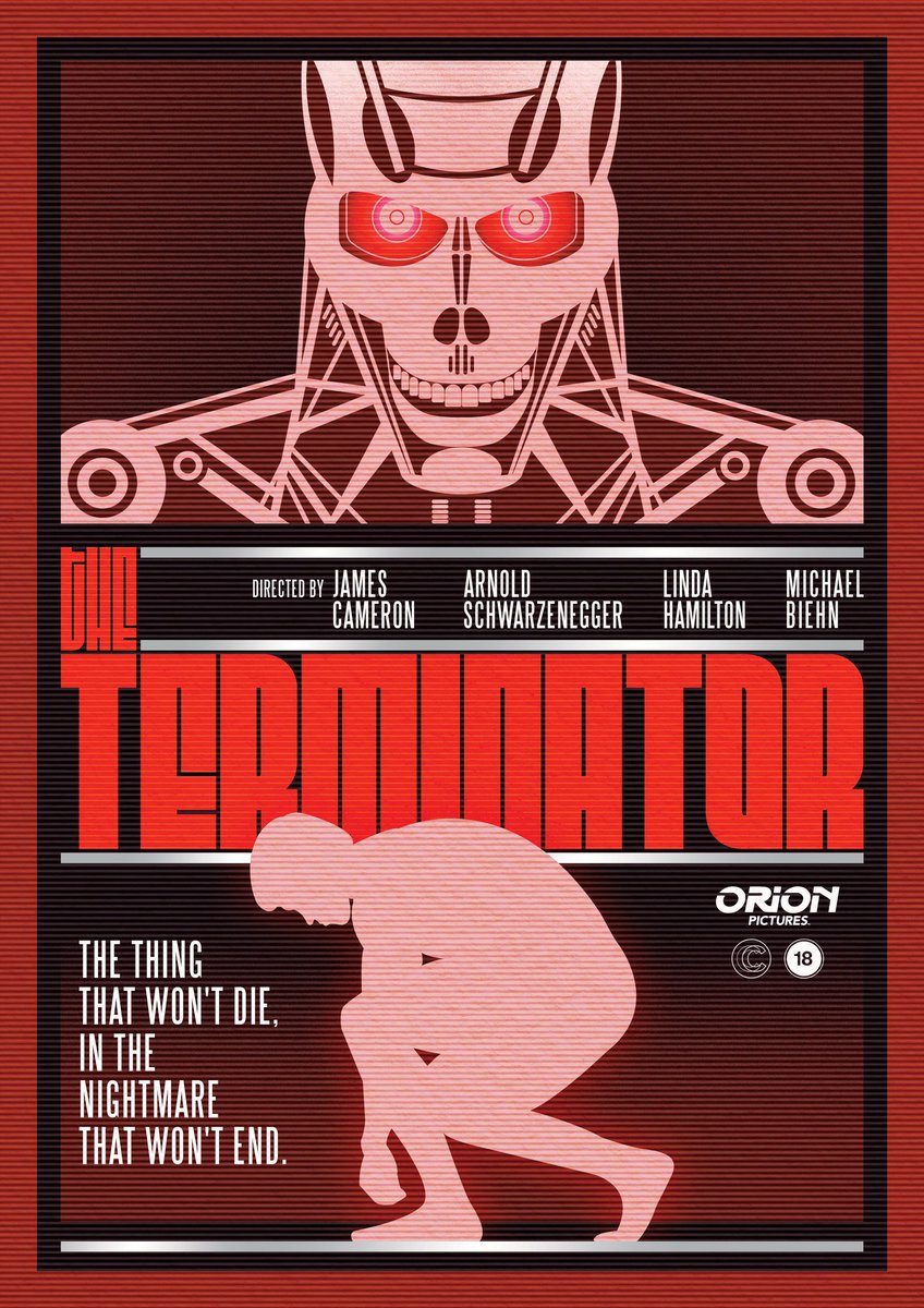 The Terminator (1984) 
Art by Chris Falkner.