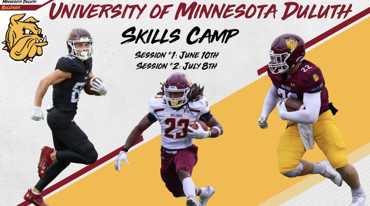 Discover The Bulldog Way during our UMD Skills Camp: Enhance, Develop, and Showcase Your Skills! Register Here: bulldogsfootballcamps.totalcamps.com/About%20Us