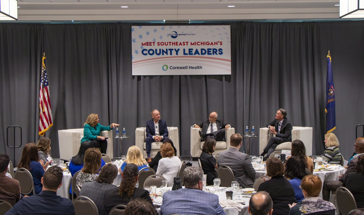 This week, @davidwcoulter, @CountyExecEvans, and @MarkHackel spoke with @carolcain on regional collaboration and the work that remains to be done to improve the Detroit Region’s economy and engage the public in politics. Read the discussion recap at: detroitchamber.com/southeast-mich…