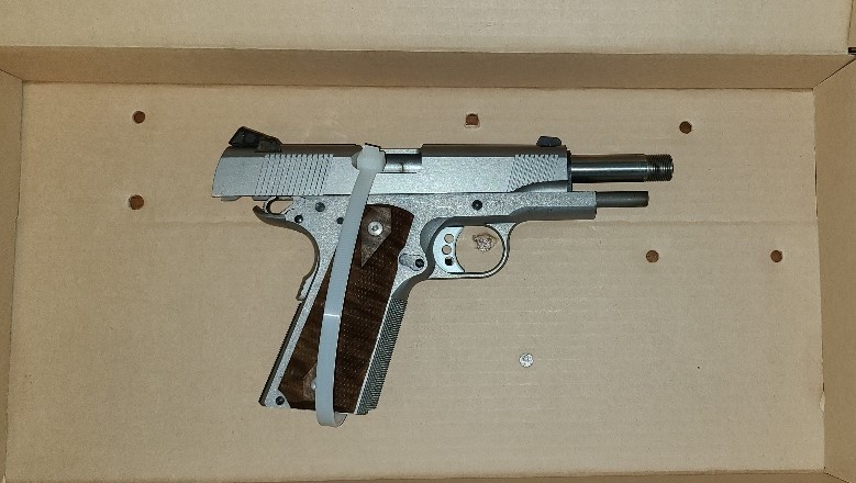 Our Gang Enforcement Team ended up seizing a loaded handgun while responding to a report by a concerned citizen regarding a suspicious vehicle parked in front of a local banquet hall on April 27. Four people were detained, the investigation is ongoing: ow.ly/i9sG50RASJ4