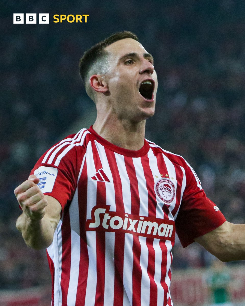 Wolves fans will be enjoying this! Daniel Podence, on loan at Olympiakos, got two assists in the first leg against Aston Villa and was involved in the opener tonight. #UECL