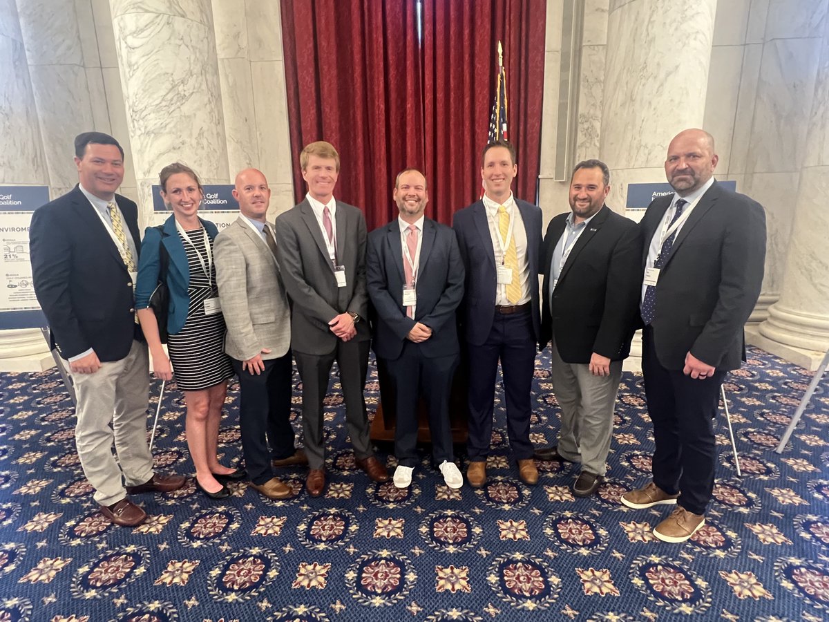 We're celebrating #nationalgolfday at Capitol Hill in Washington, D.C. with some of our Member Associations. May 8th-10th serves as the pinnacle advocacy event of the year in 'National Golf Day' for the American Golf Industry Coalition which is in its 16th year! @golfcoalition