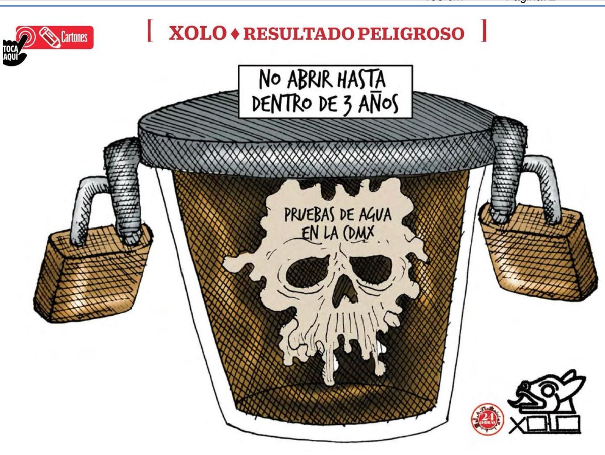 ⚠️ Ocultan el resultado del agua contaminada pero revelan todos los datos personales de @amparocasar 

#NoTienenMadre 

#aguacontaminada 

@xolocartoon @diario24horas