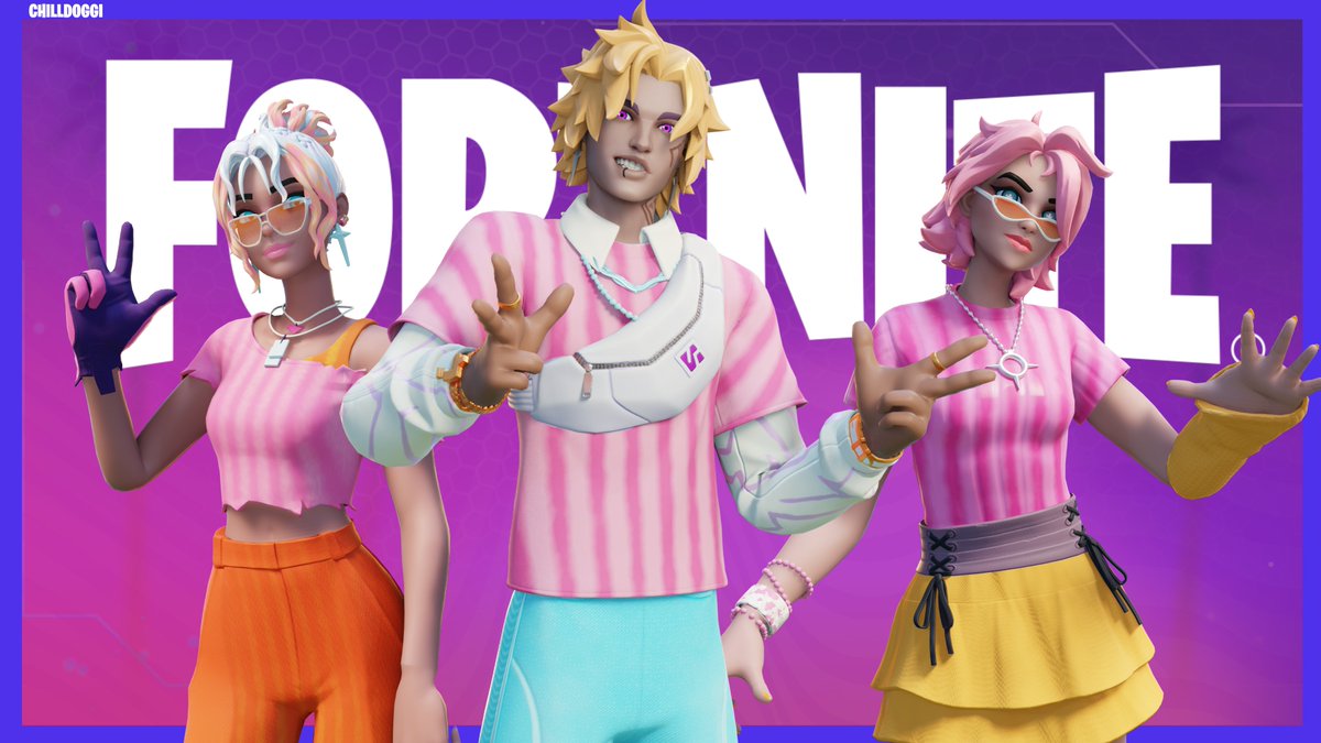 Enjoy the music in the air, with the Cosmic Soundwave Club🎶🌌 New Chill Festival inspired skins for High Stakes Club!🌴 #FortniteConcepts #FortniteConcept #FortniteConceptArt #Fortnite
