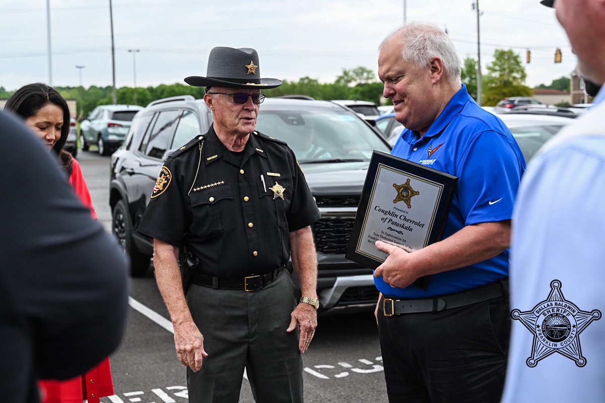 We want to thank Al Coughlin for his constant commitment to first responders. Thank you for your sponsorship for the Law Enforcement Dinner.