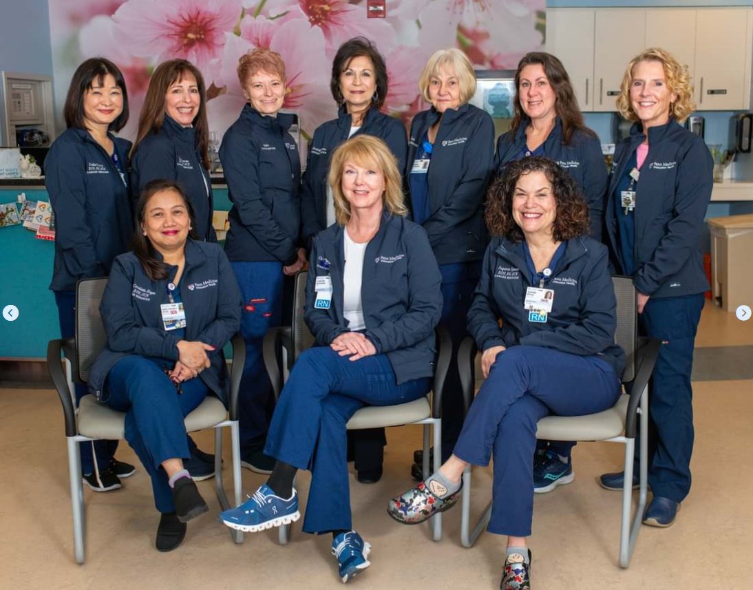 The Penn Medicine Princeton Health Outpatient Infusion team recently received the 2024 Oncology Nursing Society Team Achievement Award which recognizes teams for outstanding contributions in the workplace, in improving patient care, and making a difference in their community.