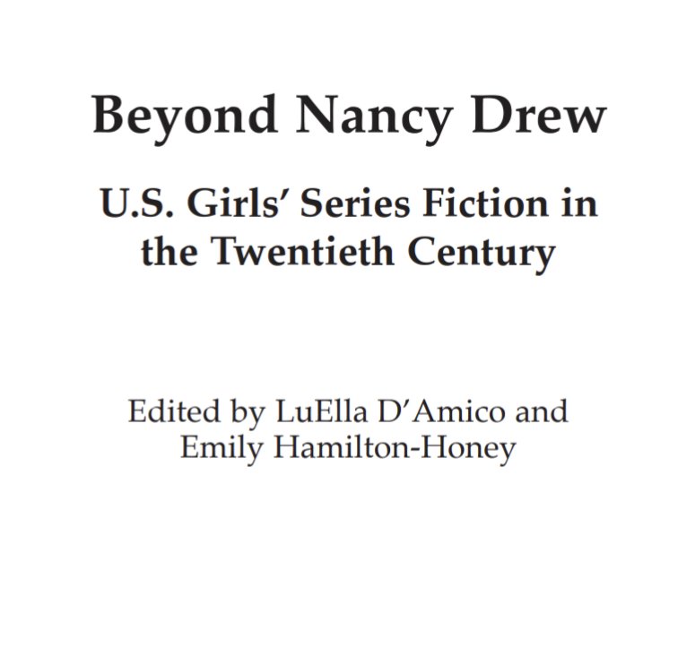 Stealing a little time this afternoon to proof my Pollyanna and Stoicism chapter with @gregeiselein for the new girls' series book with @HermioneClone coming your way soon! #BeyondNancyDrew
