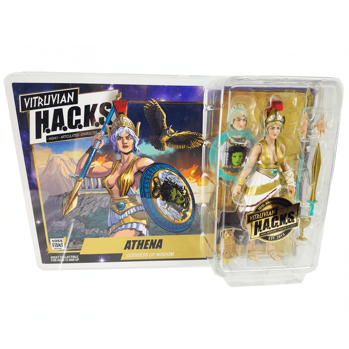 Prepare for an adventure of mythic proportions with Boss Fight Studio's Special Edition 10th Anniversary Greek and Romans Action Figures – now available for immediate shipping! tinyurl.com/2p93yur4