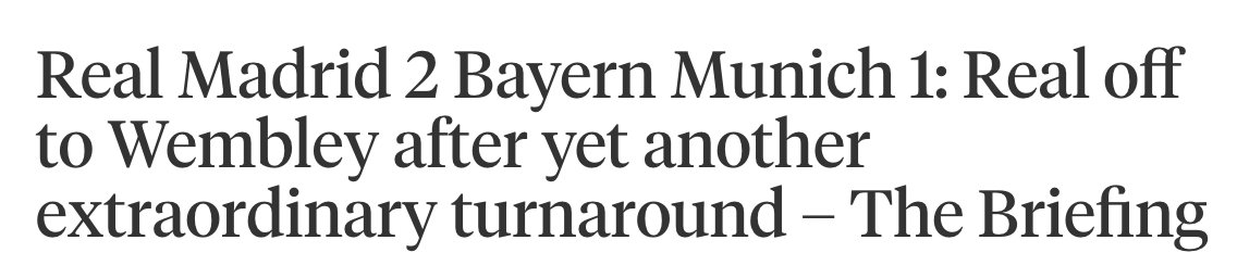 History has already scrubbed the refereeing controversy out of the match last night. Several thousand words on the game from The Athletic and not a single one about how it ended. 😑