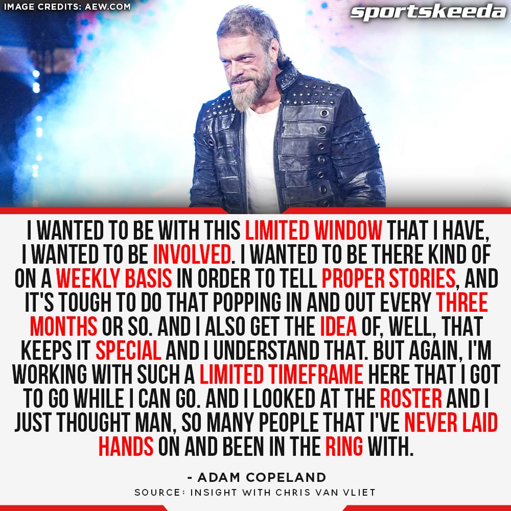 #AdamCopeland explains what made him choose #AEW in 2023.