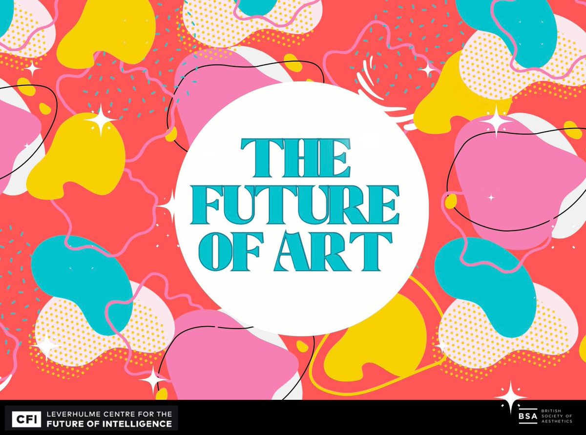 Very grateful to the @BritAesthetics for funding The Future of Art, an event in which we will discuss how AI is changing creative artistic processes and the value of AI art.