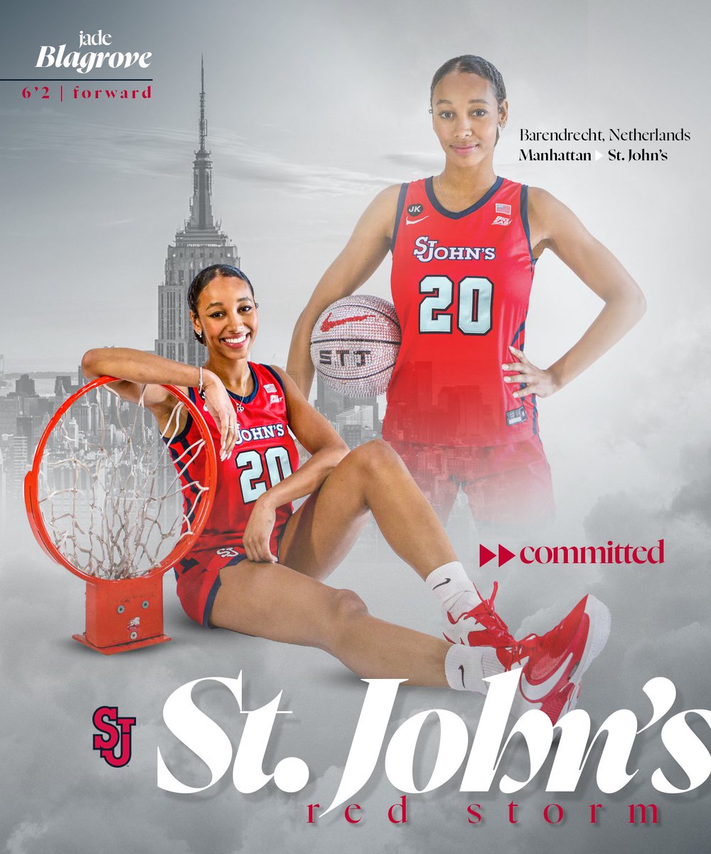 𝐂𝐎𝐌𝐌𝐈𝐓𝐓𝐄𝐃.

Welcome to St. John’s <a href="/JadeBlagrove/">Jade Blagrove</a> 👏🔥

🗞️: bit.ly/4bg5TS7