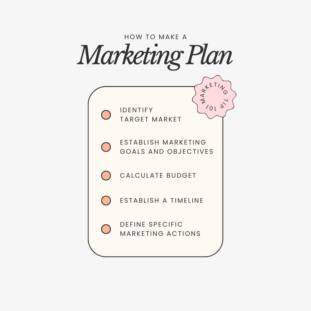 📝Need help creating a killer marketing plan? Look no further! 💡Check out these tips to help you reach your target audience and achieve your business goals. #MarketingTips #SmallBusinessSuccess #MarketingStrategy 🚀🎯