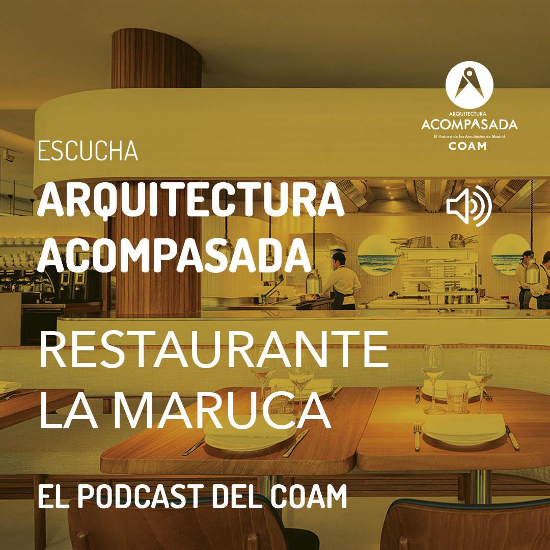 🎧 Esta semana descubrimos en el podcast del @COAMadrid que hay un restaurante en López de Hoyos desde el que se puede ver el mar 🌊. Te lo cuentan @MParedesRamirez y los arquitectos de Estudio Zooco en el Episodio 48 | La Maruca. 👉 spotify.link/ZeVzQlAWsJb