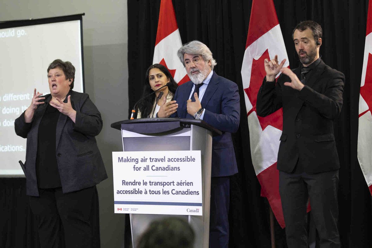 Minister of Transport, Pablo Rodriguez, co-led the National Air Accessibility Summit today to discuss barriers faced by air passengers with disabilities, as well as identify potential solutions and actions to address these ongoing issues. ow.ly/ZEgs50RAOfP