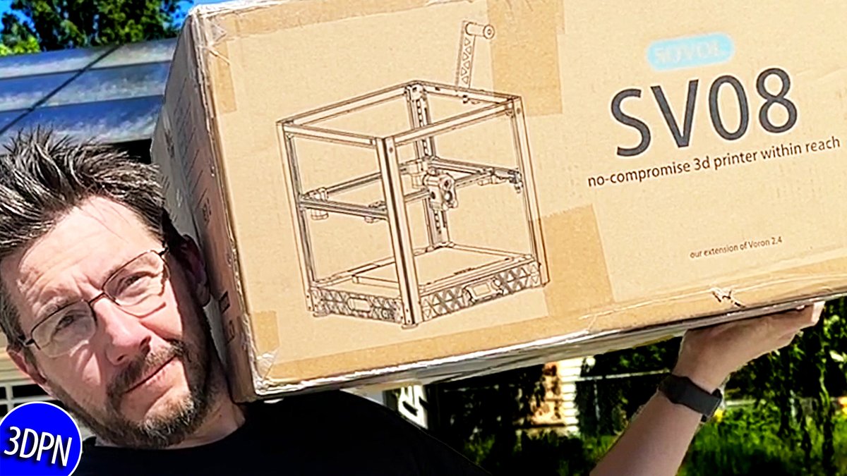 What's all the fuss about the @Sovol3d SV08? youtube.com/live/Mu4QJiGaR… Let's get it out of the box, assembled, and see it's first print - LIVE! 4pm - in a few hours!