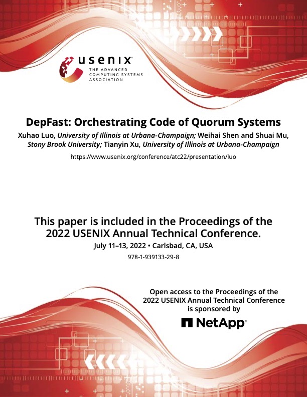 Just read the incredible paper DepFast: Orchestrating Code of Quorum Systems. Problem Statement The authors tackle distributed consensus, focusing not on the mechanics but on enhancing the developer experience－a unique angle Their Solution? Coroutines. They introduce a…