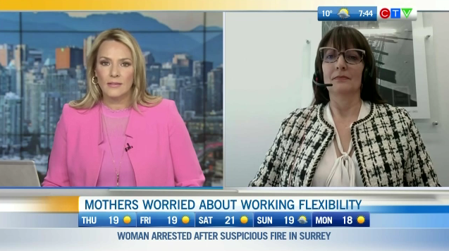 Associate Director at @roberthalf, Evangeline Berube discusses what businesses can do to support working mothers on CTV Morning Live with @Keri_Adams 👩🤝 bc.ctvnews.ca/video/c2919053…