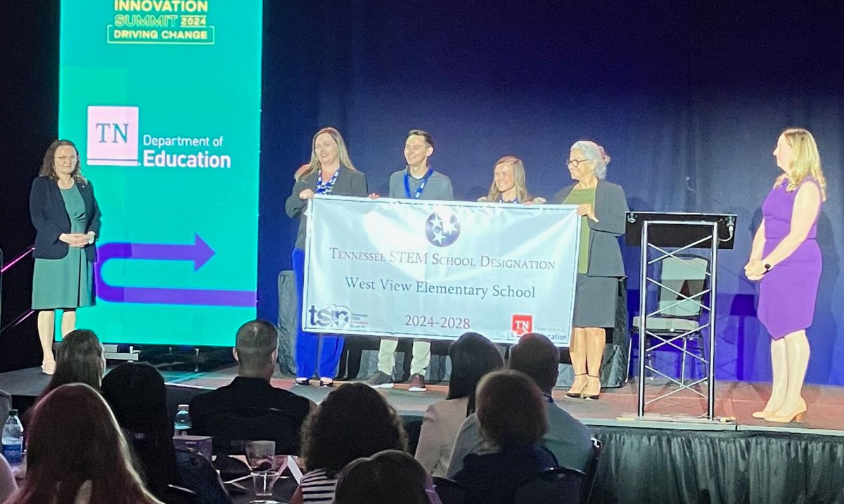 WestViewVols's tweet photo. Congratulations @WestViewVols for being awarded STEM Designation from the @TNedu @theTSIN @WCDE_TN @robinrstreet https://t.co/oLcHffr7ZJ