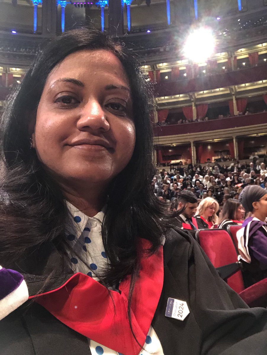 It is an absolute honour to complete MSc Digital Health Leadership and be part of⁦⁦⁦<a href="/imperialcollege/">Imperial College London</a>⁩ ⁦<a href="/DigHealthLeader/">The Digital Health Leadership programme</a>⁩ Grand celebration at Royal Albert Hall yesterday 🎉🎉 👩‍🎓 #ourimperial