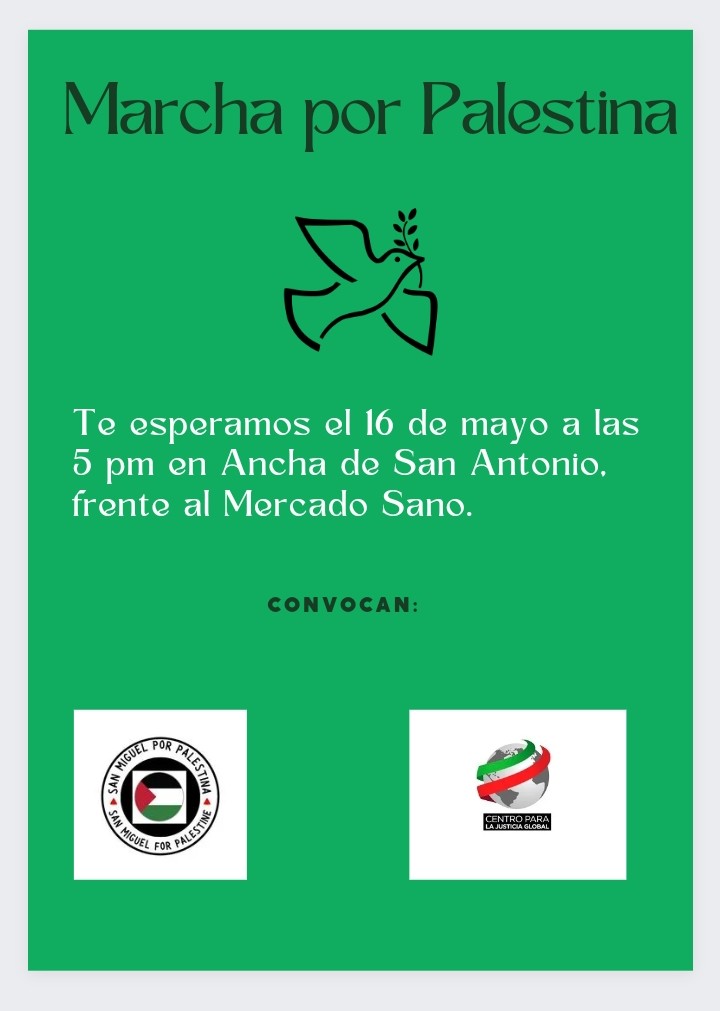 #altoalgenocidio #altoalapartheid #palestinalibre #sanmigueldeallende #México