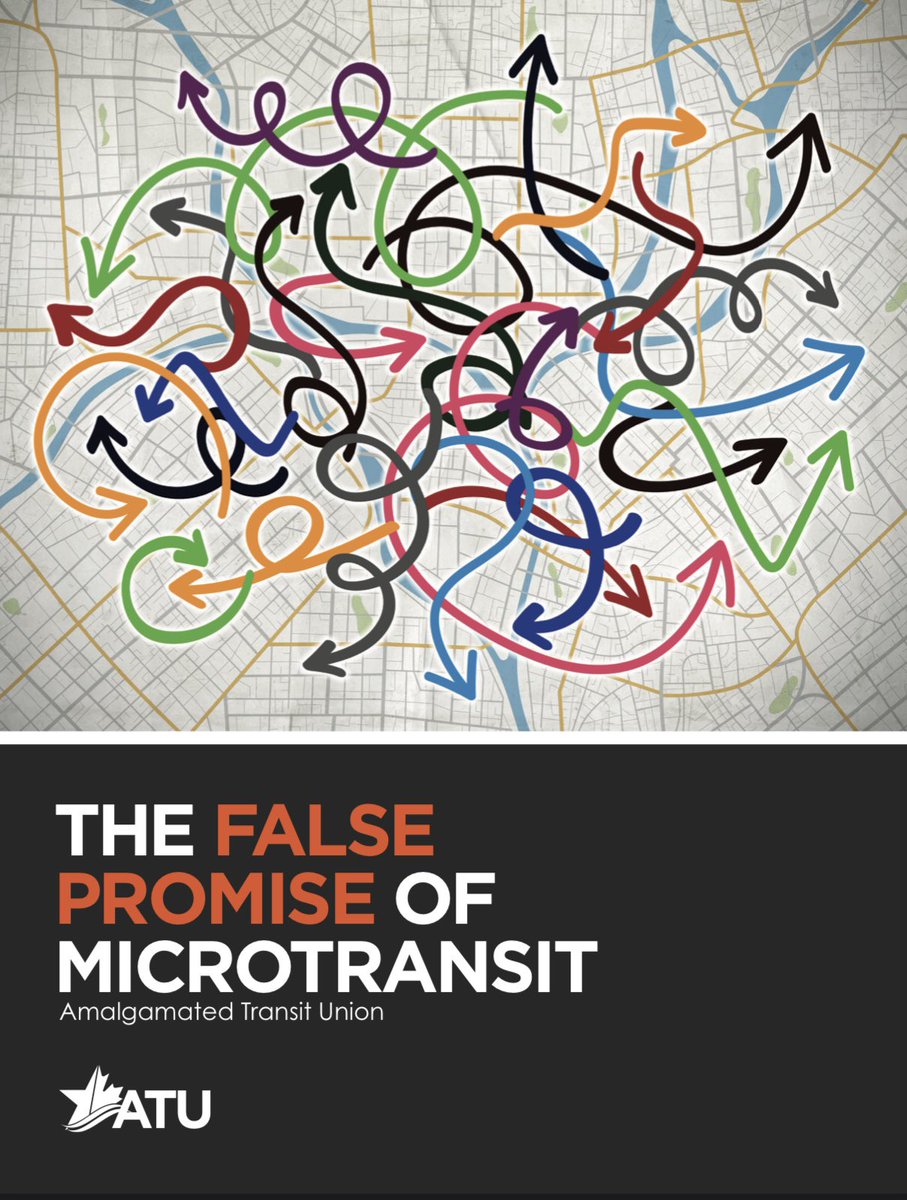 Sounding the alarm on the growing use of microtransit, an app-based, on-demand service, by many of our transit agencies, the ATU has released a new paper, The False Promise of Microtransit.