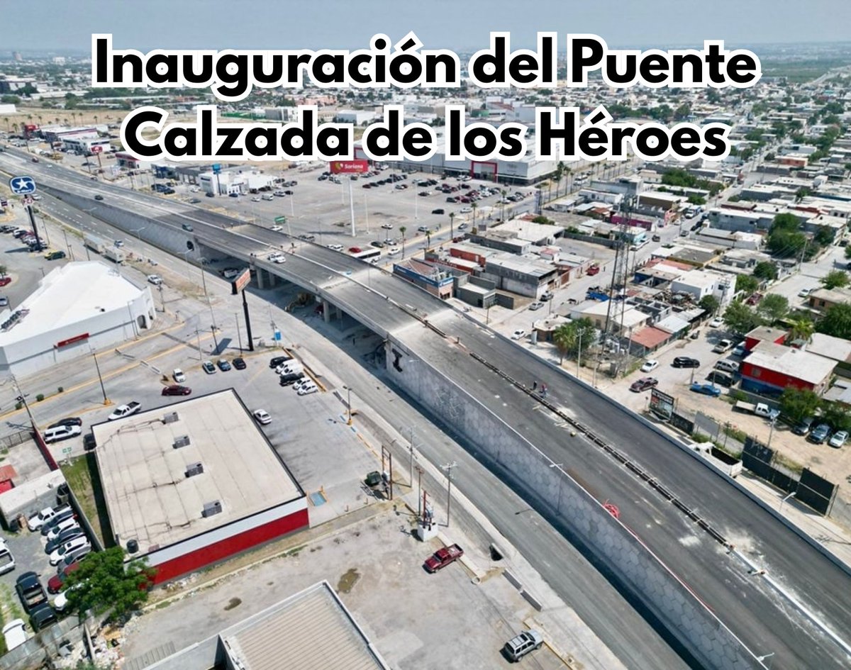 laredos_'s tweet photo. #laredos | #Tamaulipas
𝑰𝒏𝒂𝒖𝒈𝒖𝒓𝒂𝒄𝒊𝒐́𝒏 𝒅𝒆𝒍 𝑷𝒖𝒆𝒏𝒕𝒆 𝑪𝒂𝒍𝒛𝒂𝒅𝒂 𝒅𝒆 𝒍𝒐𝒔 𝑯𝒆́𝒓𝒐𝒆𝒔: 𝑼𝒏 𝒊𝒎𝒑𝒖𝒍𝒔𝒐 𝒗𝒊𝒕𝒂𝒍 𝒑𝒂𝒓𝒂 𝒆𝒍 𝑷𝒐𝒏𝒊𝒆𝒏𝒕𝒆 𝒅𝒆 𝒍𝒂 𝒄𝒊𝒖𝒅𝒂𝒅

Nota
https://t.co/BezbMmaJSi

#NuevoLaredo https://t.co/WEMJ4jr47X
