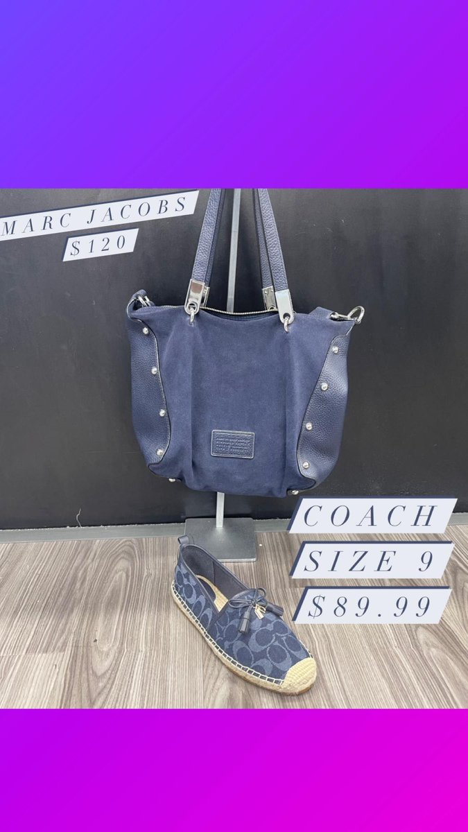 Why pay full price for designer if you don't have to⁉️

Shop discounted designer online: buff.ly/49htKPD

#designerwear #retailresale #discounteddesigner #upto70percentoff #coach #marcjacobs #clothesmentorfayettevillenc