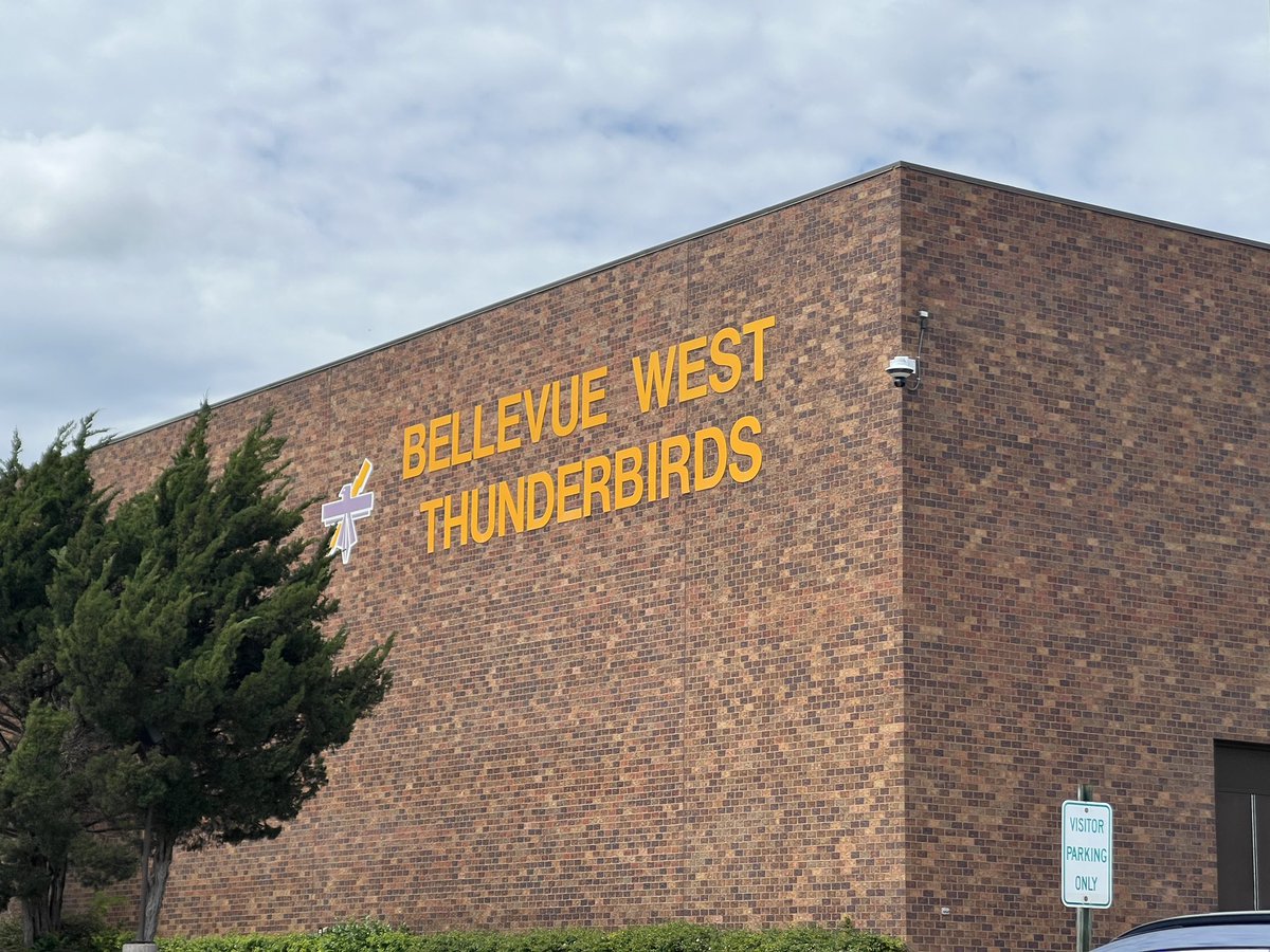 Appreciate @bwfootballcoach having @MWSU_Football by to chat more about @BellevueWestFB! #NEGriffs #A10Mentality