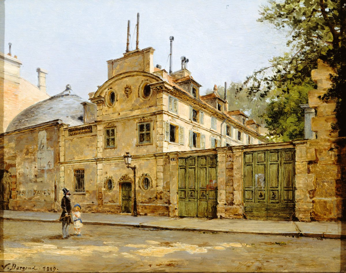 Paul Joseph Victor Dargaud,  1873 - 1921,  French painter;  The house of Honoré de Balzac, Fortunée Street