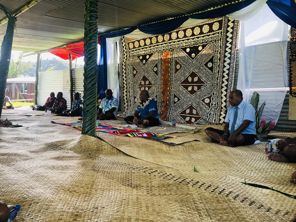 FHUT3's tweet photo. Hon. Ifereimi Vasu continues his visits on the island of Kadavu with other iTaukei Institutions. 09.05.24 @ the District of Naceva with two separate venues; Joma &amp; Dravuwalu village.
#FHL
 #FHUT https://t.co/dPL0MUXn2C