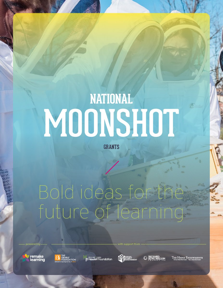 So what's next for #ForgeFutures2024? A Moonshot: a funding opportunity to carry the visions developed during the summit forward into reality. Read all about it: remakelearning.org/opportunities/…