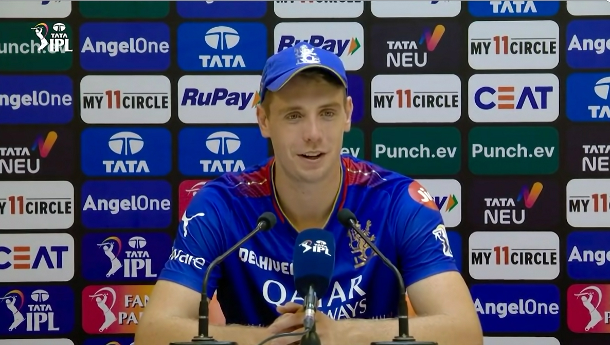 Brad Haddin, Assistant Coach, (PBKS) and Cameron Green (RCB) post-match press conference interviews: Match 58 of the TATA IPL 2024🇮🇳🏏 📹➡️cricketworld.com/brad-haddin-as… #IPL2024 #PBKSvRCB #CameronGreen