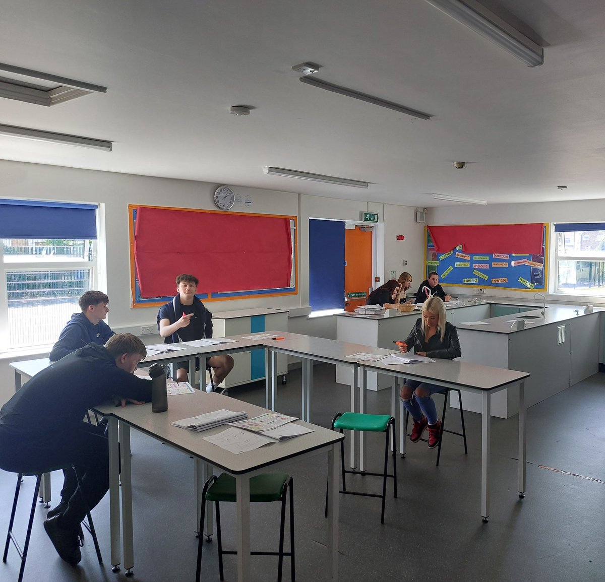 A great day on site! The sun shining and the Year 11's were working hard to prepare for their GCSE exams. Lots of positive vibes and last-minute discussions between themselves on how to answer questions. 

We are really proud of them! 
#Relationships #Engagement #Opportunities