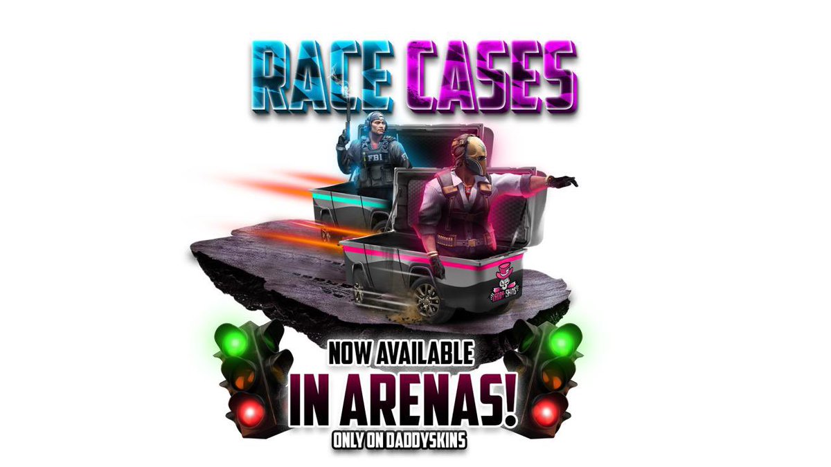 NEW UPDATE 🚨 - Race cases can now be added to Arena battles! - We added a extra CS2 skin provider for more availability and faster transactions Have fun! 🤩