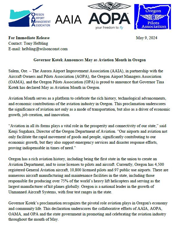 OR Dept of Aviation tweet media