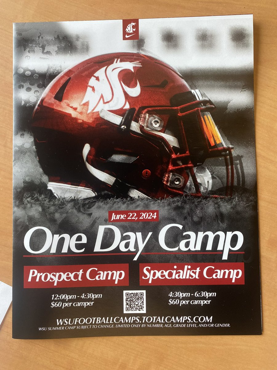 Mahalo to @coachfrankmaile for the camp invite. @WSUCougarFB @_MullenFootball @jrbennet @gsewell_sr @Champs_LLC @polynesiabowl