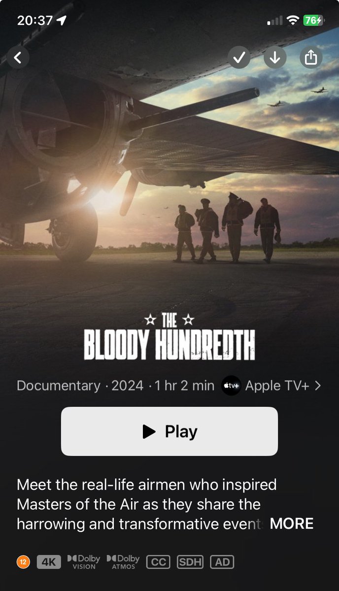 I thought Apple TV had made a film about cricket for a moment.
