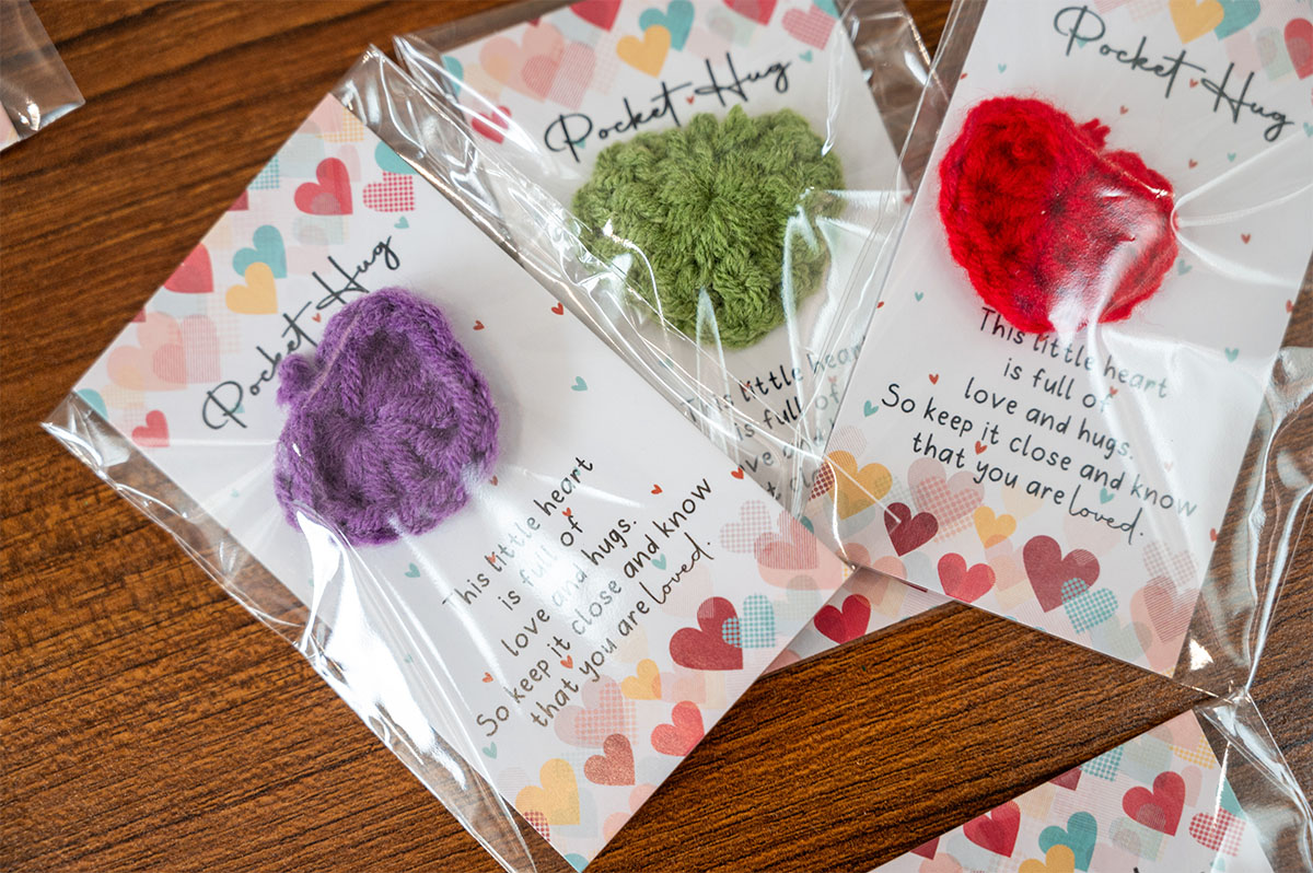 As part of Pride Week at Transylvania, students picked up these hearts to keep somewhere close (and grabbed some popcorn) yesterday in the Campus Center lobby.