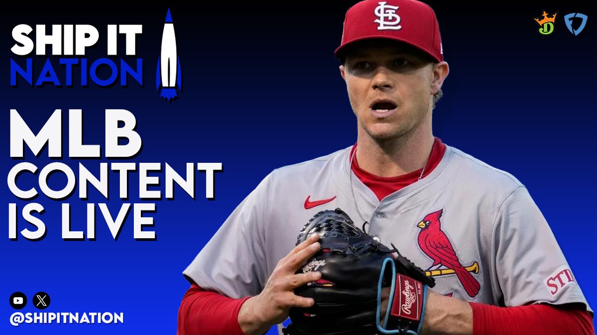 Our #MLB content is LIVE for 05/09! ⚾️💰🚀 Content ⤵️ • Proj/Own #DraftKings/#FanDuel • GPP/Cash Core Reports • Slate Plan • Stack/Hitter/Pitcher Rankings • Starting Lineups • #DFS Education • Discord ShipItNation.com/Join-MLB MLB15 to get 15% off Month/Season #SHIPIT🚀