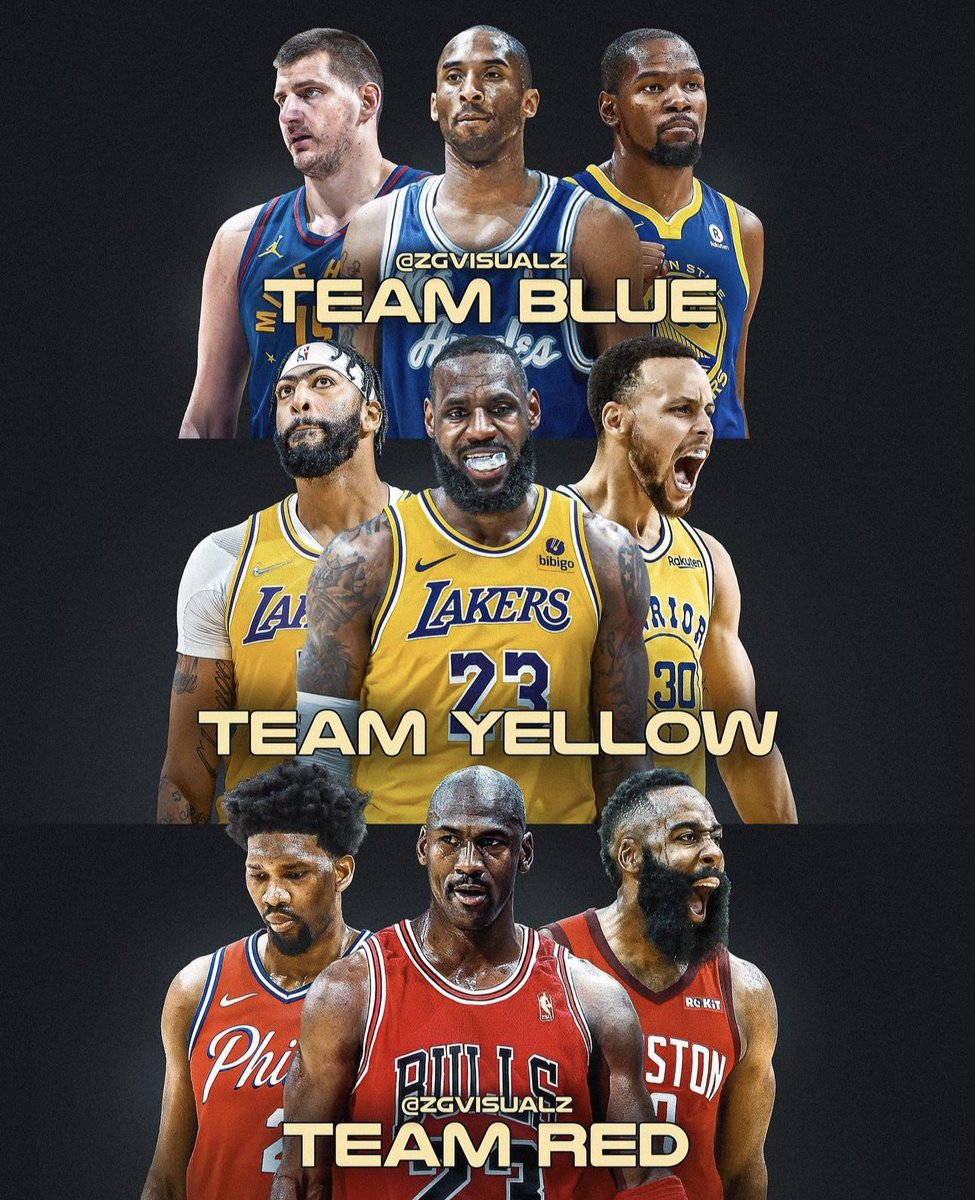 Which team are you taking? (via @zgvisualz1)