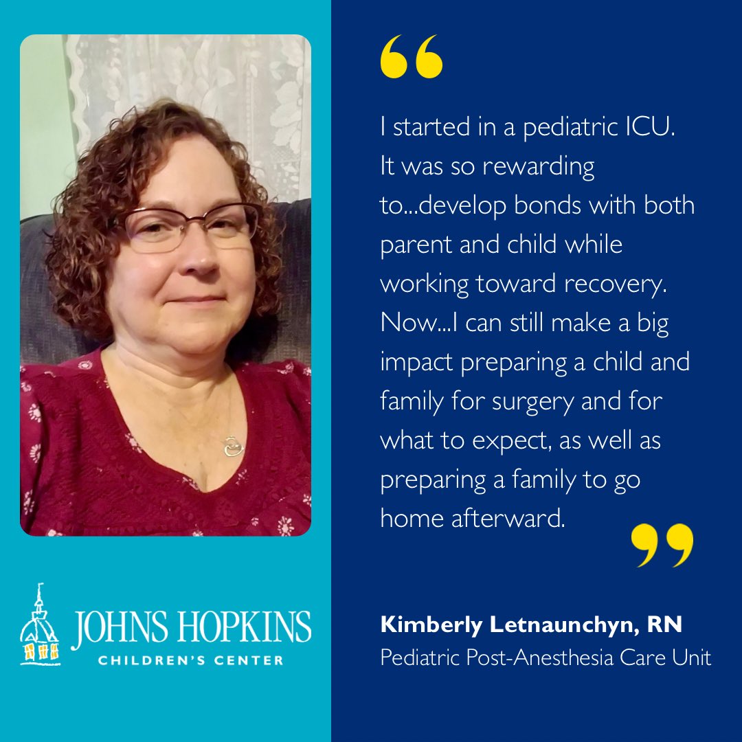 Today we are spotlighting Kimberly Letnaunchyn, a registered nurse in our post-anesthesia care unit. Kimberly plays a pivotal role in caring for patients before and after surgery. Thank you for everything you do for our kiddos, Kimberly ❤️ #NursesWeek #ChildrensHealth