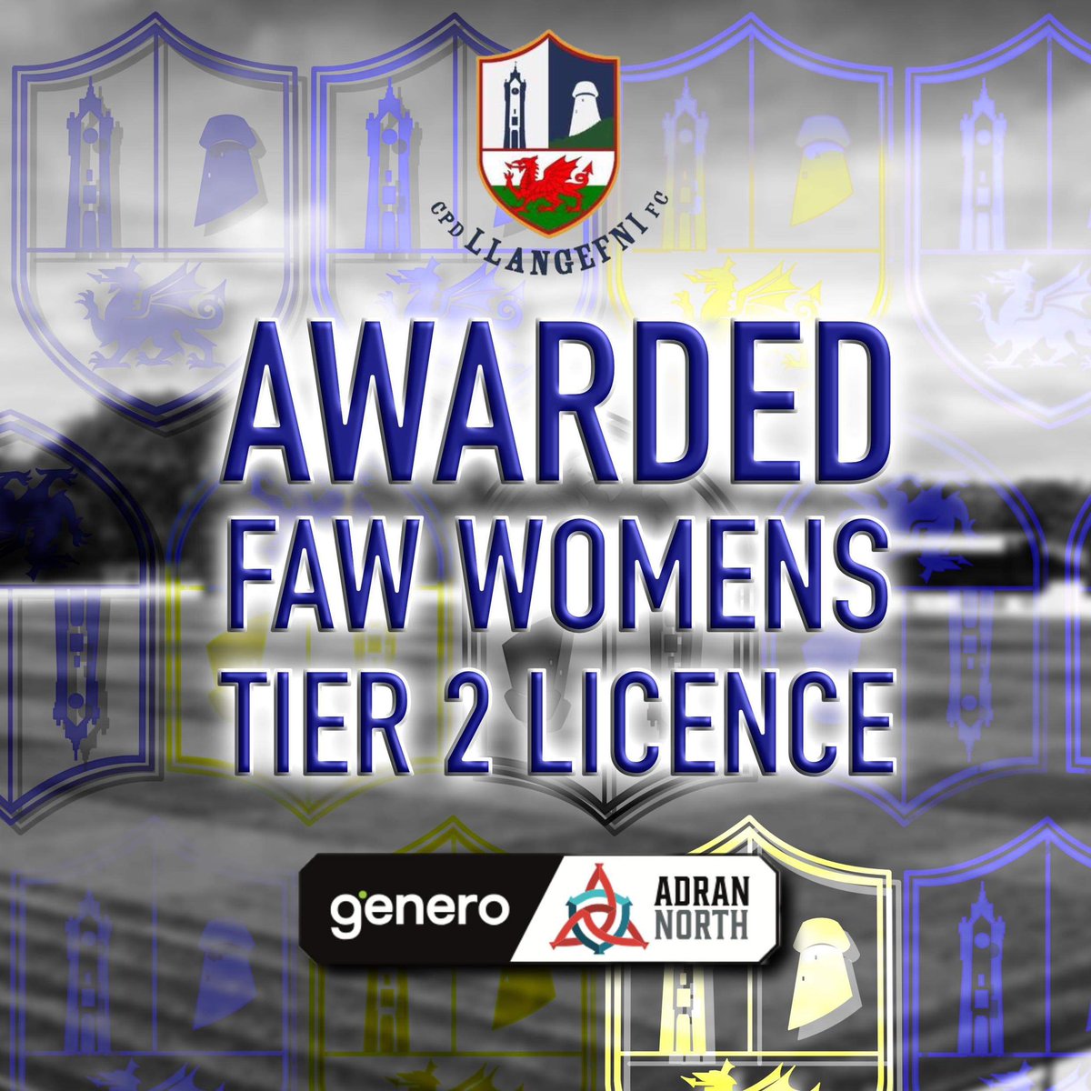 🔵Club Announcement🔵

Llangefni Town Ladies would like to announce that we have today been granted our FAW Tier 2 Licence for season 24/25.