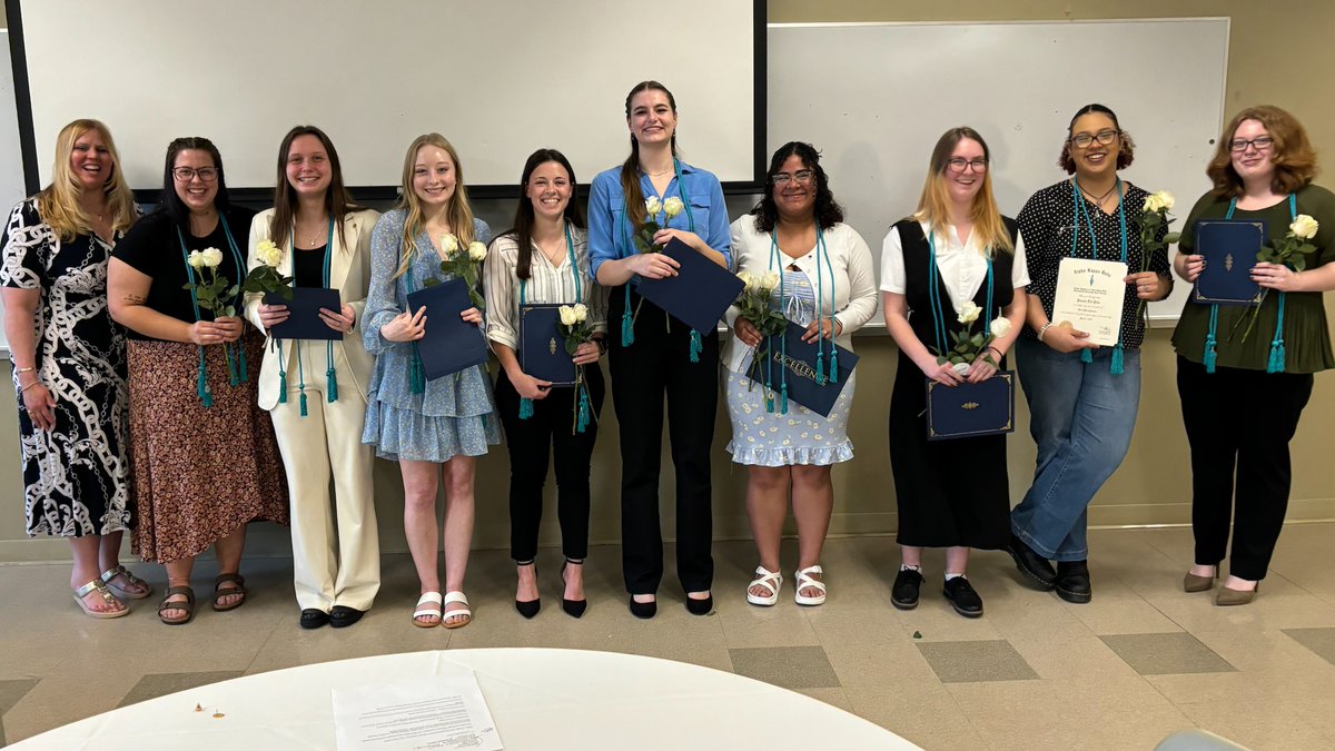 Twelve #etowncollege students were recently inducted as lifetime members of the International Academic Honor Society in Sociology, Alpha Kappa Delta (AKD)! Read more: bit.ly/44sWqV7. #EtownExcellence