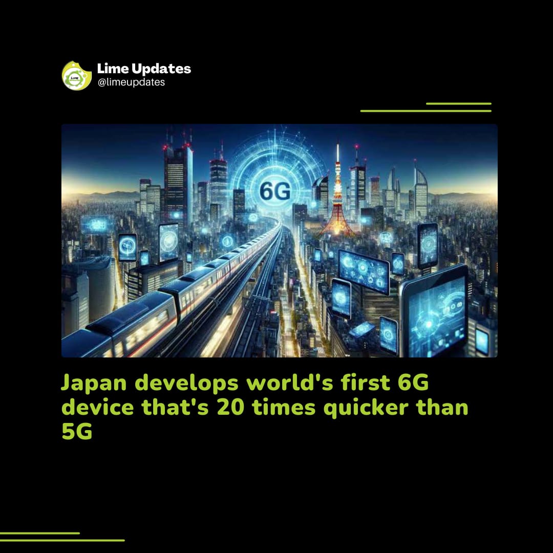 The companies last month announced that they had achieved ultra high speed 100 Gbps transmissions in the 100 GHz & 300 GHz bands at distances of up to 100 metres. That speed is approximately 20 times faster than the maximum 4.9 Gbps data rate of current 5G networks.