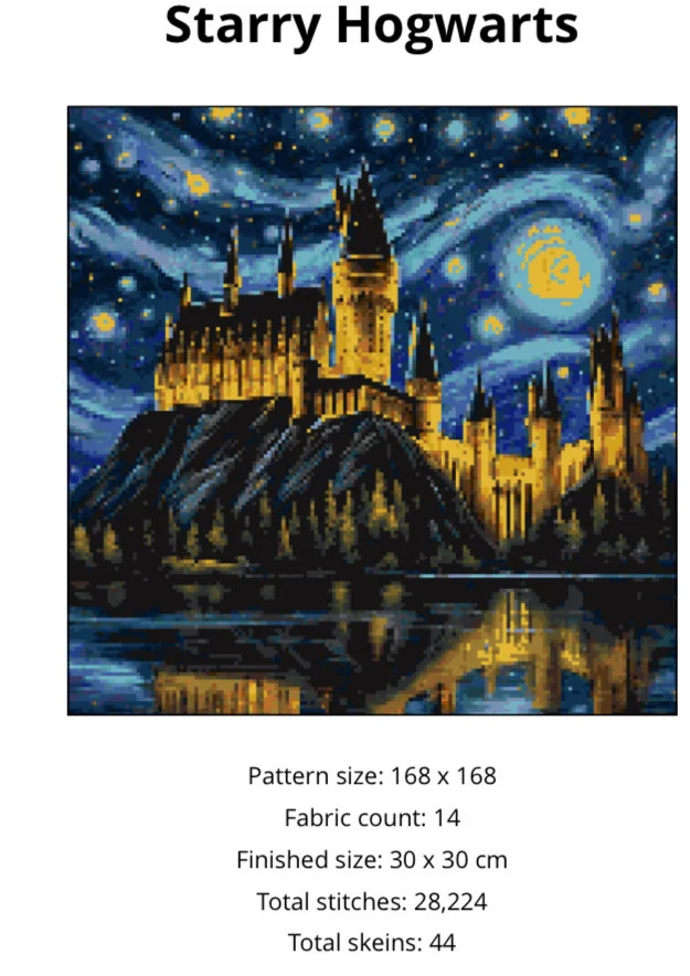 This #Digital #CrossStitch Pattern is perfect for a #HarryPotter fan or someone who wants to make a #gift for one.

This is the digital copy of the pattern only

Available in my #Etsy shop
#CatharinesShop #SmallBusiness