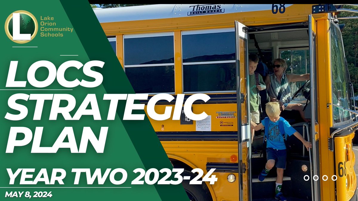 On Wednesday, the LOCS Administration provided the Board of Education with the latest update on the district’s strategic plan. The update, along with previous updates and details, are available on the LOCS strategic plan page: lakeorionschools.org/district/strat…