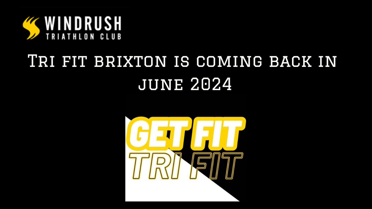 🎉TriFit Brixton will be running again in June 2024! 🎉6 weeks from your existing fitness to being race ready. If you want to be among the first to know when registration goes LIVE for 2024  sign up to our TriFit Brixton mailing list. tinyurl.com/422aypae
#triathlon #lambeth