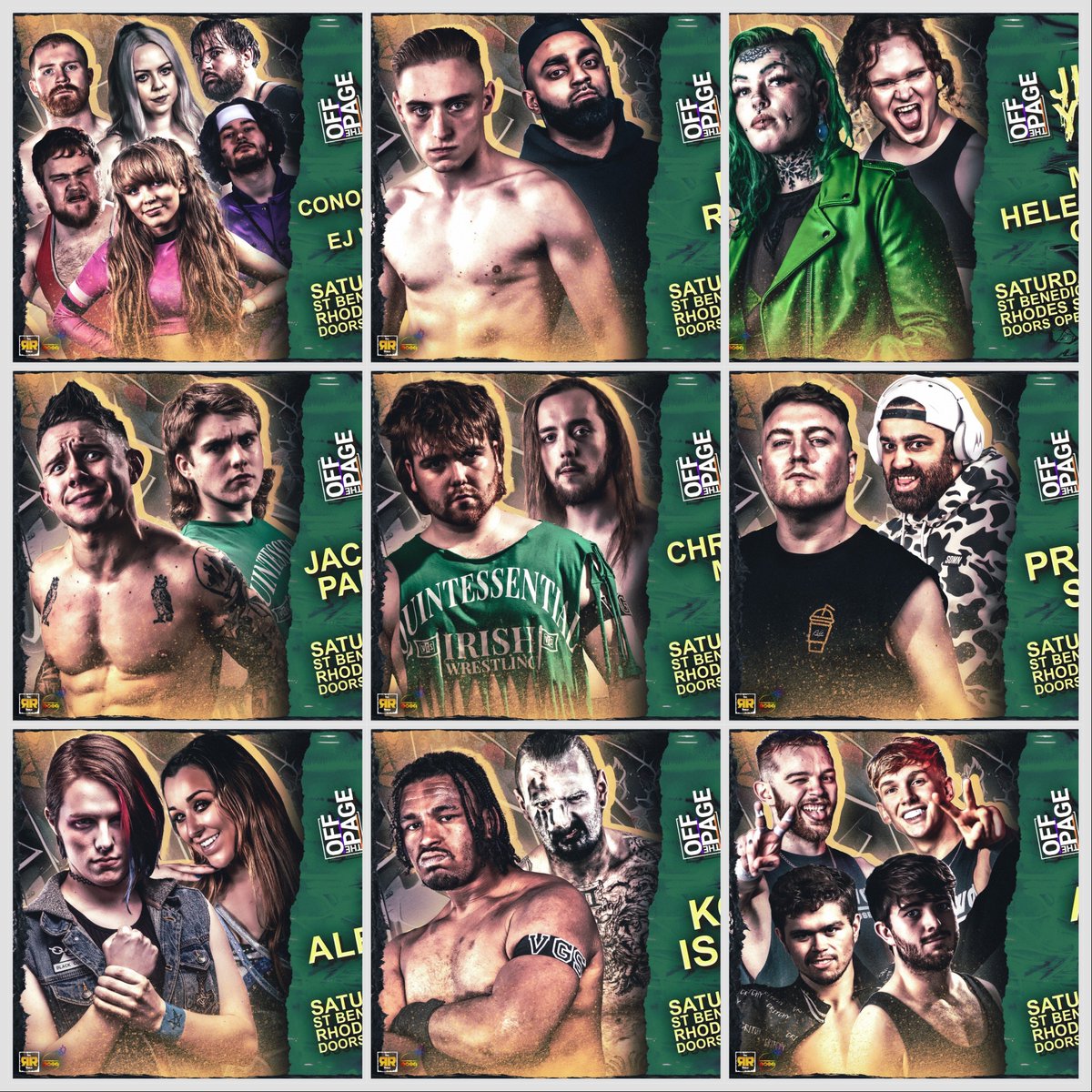 Check out the full card for #JHYLI and look at all this WRESTLING we're giving you on May 18th with tickets starting from just £10! 😱 Don't miss Warrington's biggest wrestling show on May 18th and get down to OTP! Get your tickets here: skiddle.com/whats-on/Warri…